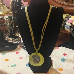 Vintage? Green Statement Necklace